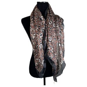 Chan Luu Silk Animal Print Square Scarf RARE NEW with Tags